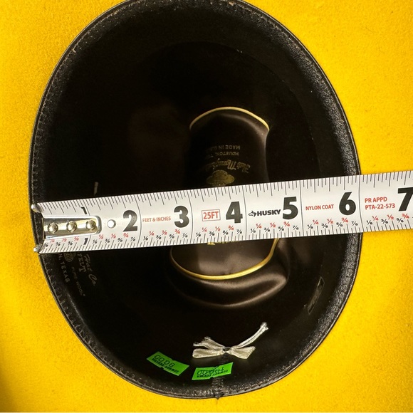 Yellow American Hat Co. Western Cowboy Hat 6 1/2 - Picture 13 of 13